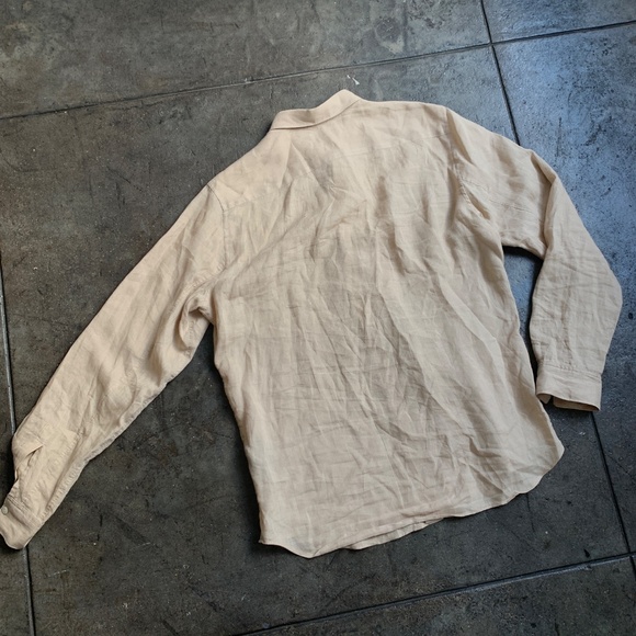 225$ Theory Irving Shirt in Relaxed Linen - Picture 12 of 12